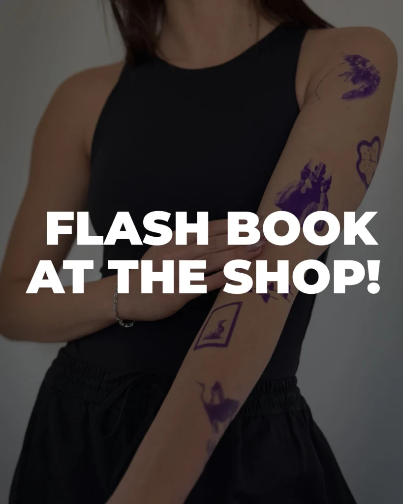 Flashbook at the shop.